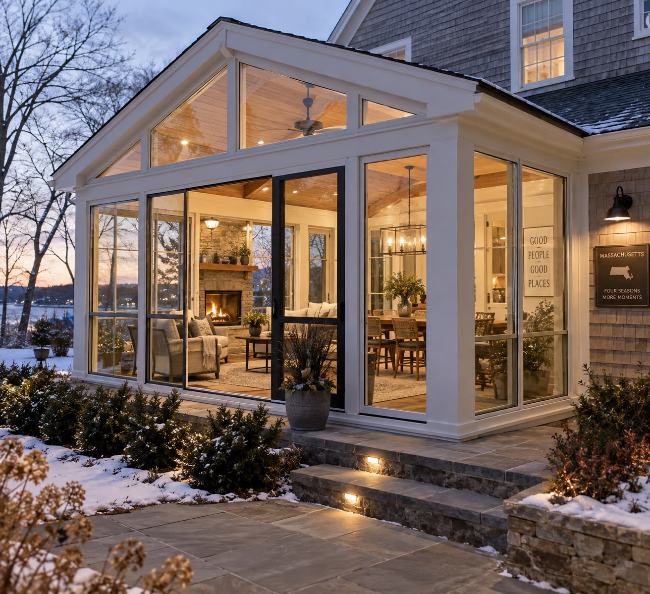 Four Season Porch in Acton, MA: Year-Round Living Space Done Right